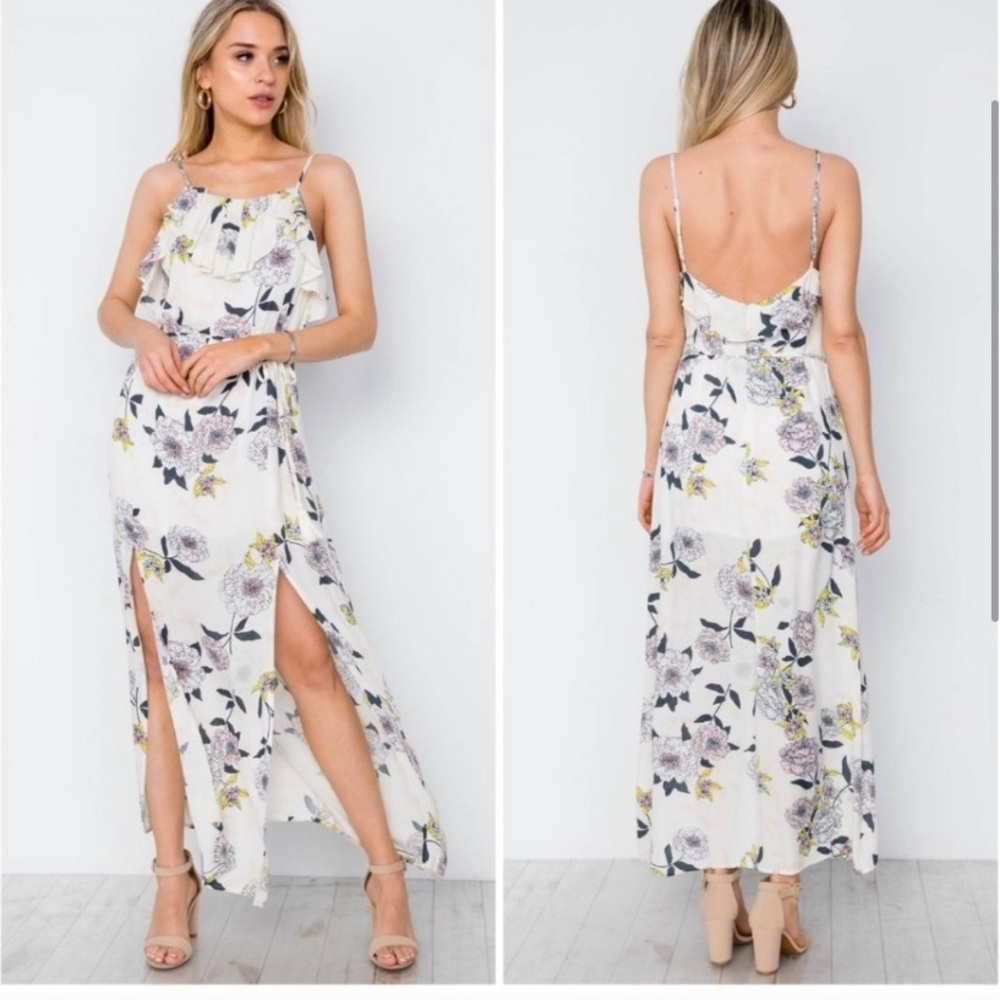 3/$30 NWT Honey Belle dress flowered strap dress med
